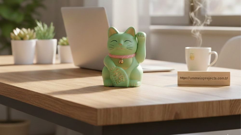 Maneki Neko Nedir? Çalışma Masasında Şans Getiren Japon Sembolü